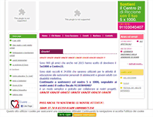 Tablet Screenshot of centro21rimini.org